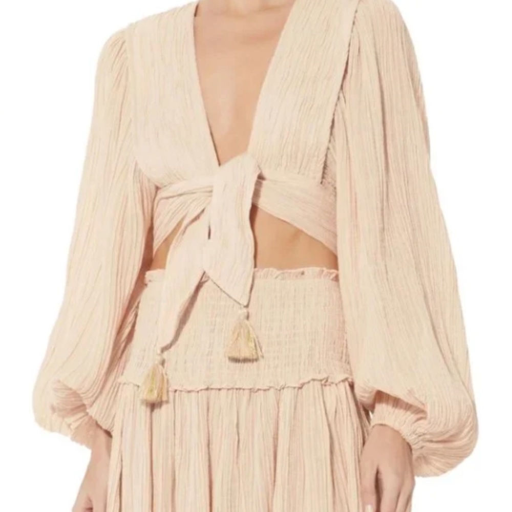 Zimmermann Bayou tie front top